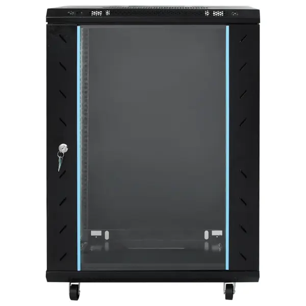 15U 19-tolline võrgukapp ratastega, IP20, must, 60 x 45 x 86 cm – 3
