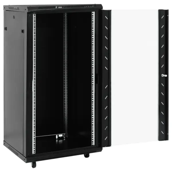22U põrandapealne võrgukapp ratastega alusel, 19″ IP20, 60 x 60 x 120 cm – 2
