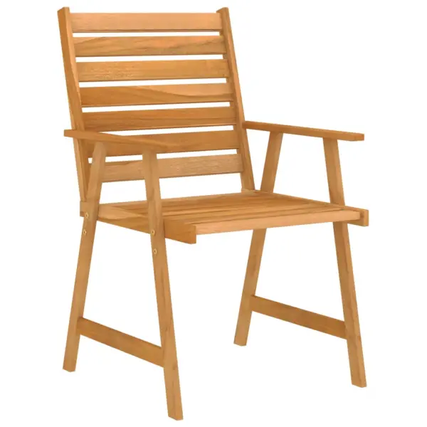 3-osaline akaatsiapuidust aiamööbli komplekt, pruun, laud 88 x 88 cm – 5