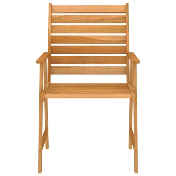 3-osaline akaatsiapuidust aiamööbli komplekt, pruun, laud 88 x 88 cm – 6