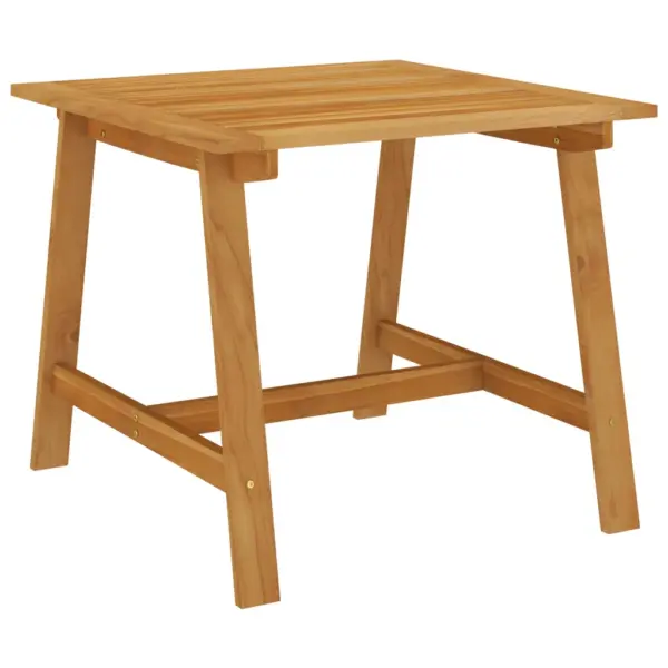 3-osaline akaatsiapuidust aiamööbli komplekt, pruun, laud 88 x 88 cm – 9