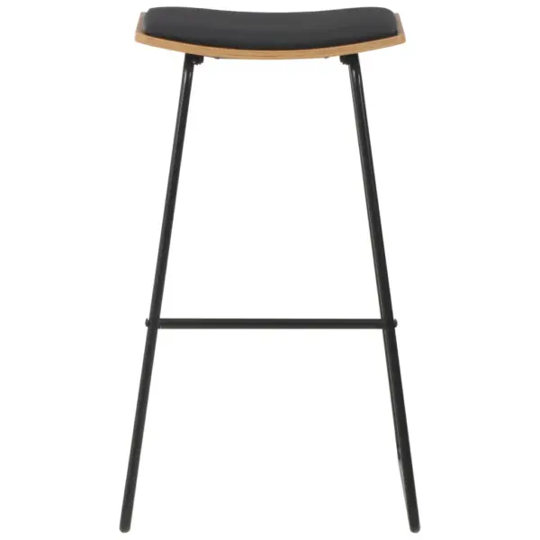 3-osaline baarikomplekt, must ja pruun, terasraamiga, laud 60 x 60 x 108 cm – 9