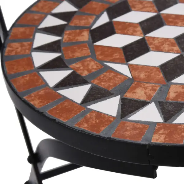 3-osaline bistroo aiamööbli komplekt keraamiliste plaatidega, terrakota, laud 60 x 72 cm – 11