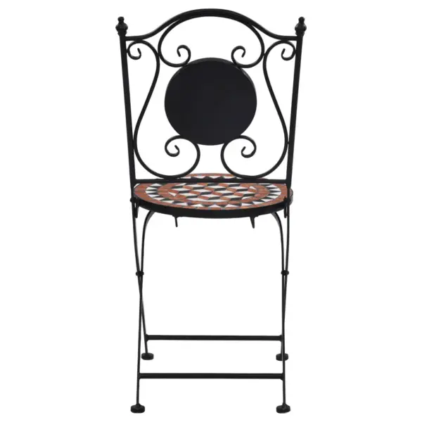 3-osaline bistroo aiamööbli komplekt keraamiliste plaatidega, terrakota, laud 60 x 72 cm – 6