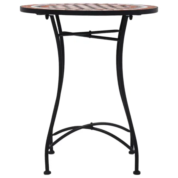 3-osaline bistroo aiamööbli komplekt keraamiliste plaatidega, terrakota, laud 60 x 72 cm – 8