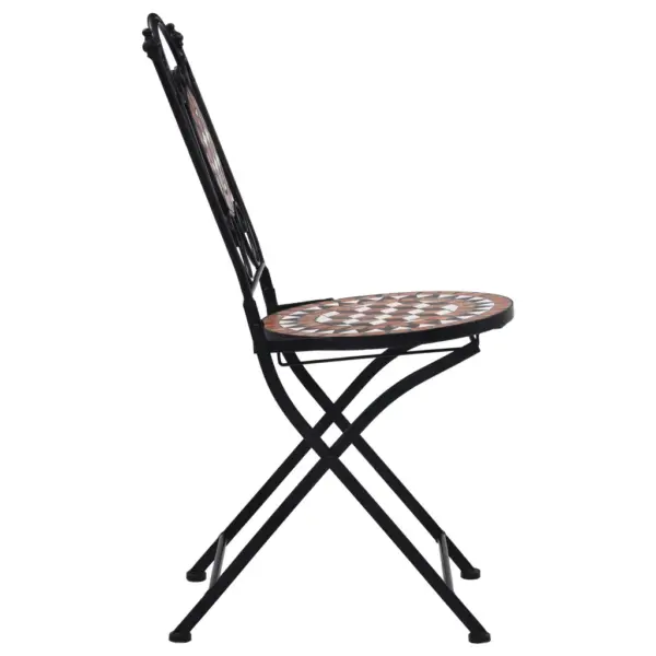 3-osaline bistroo aiamööbli komplekt keraamiliste plaatidega, terrakota, laud 60 x 72 cm – 9