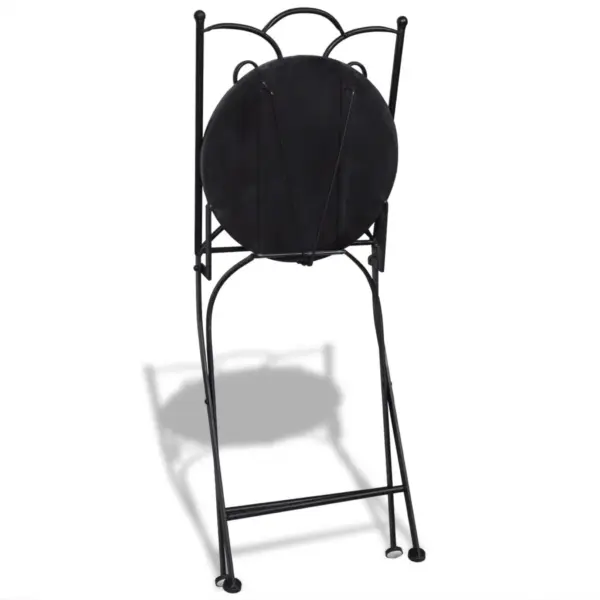 3-osaline keraamiline bistrookomplekt, terrakota/valge, laud 60 x 70 cm – 10