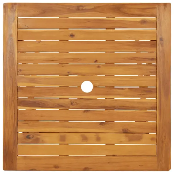 3-osaline kokkupandav aiamööbli komplekt akaatsiapuidust, pruun, laud 120 x 70 cm – 6