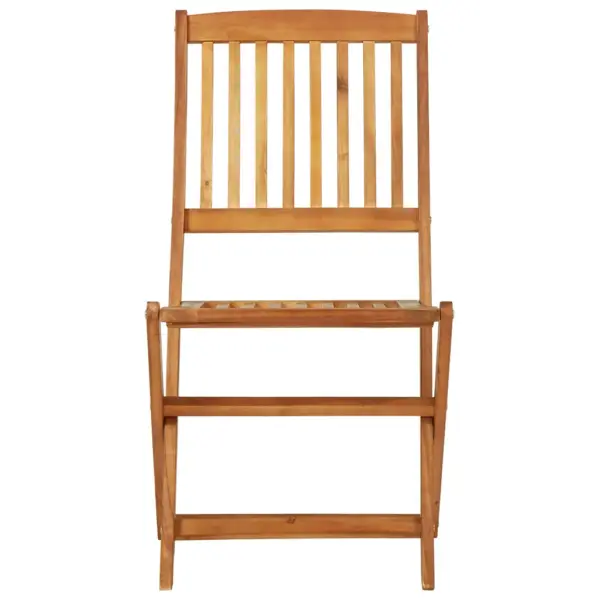 3-osaline kokkupandav akaatsiapuidust aiamööbli komplekt, pruun, laud 60 x 75 cm – 10