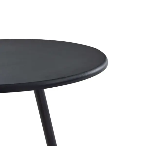 3-osaline must baarikomplekt ümmarguse baarilauaga, laud 60 x 107,5 cm – 4