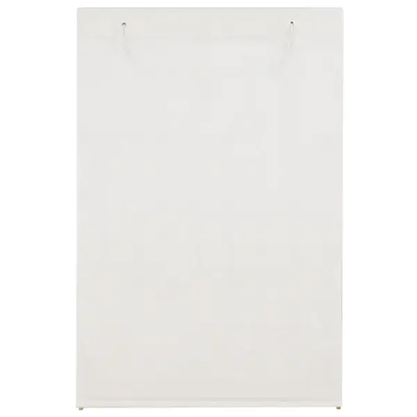 3-tasandiline valge garderoob kangaskatte ja nulupuidust raamiga, 110 x 40 x 170 cm - 3