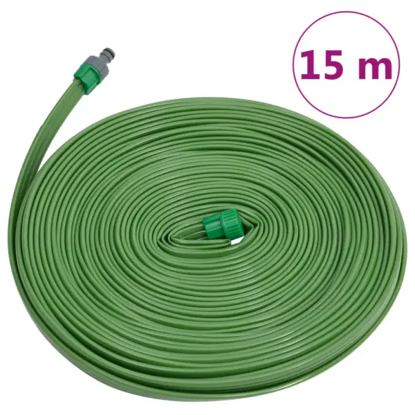 3-toruline vihmutivoolik aiale, roheline PVC, 15 m – 7