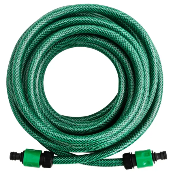 Tugevdatud aiavoolik kiirühendustega, roheline, 30 m, PVC – 2