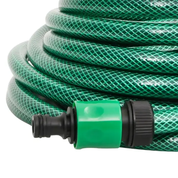 Tugevdatud aiavoolik kiirühendustega, roheline, 30 m, PVC – 3