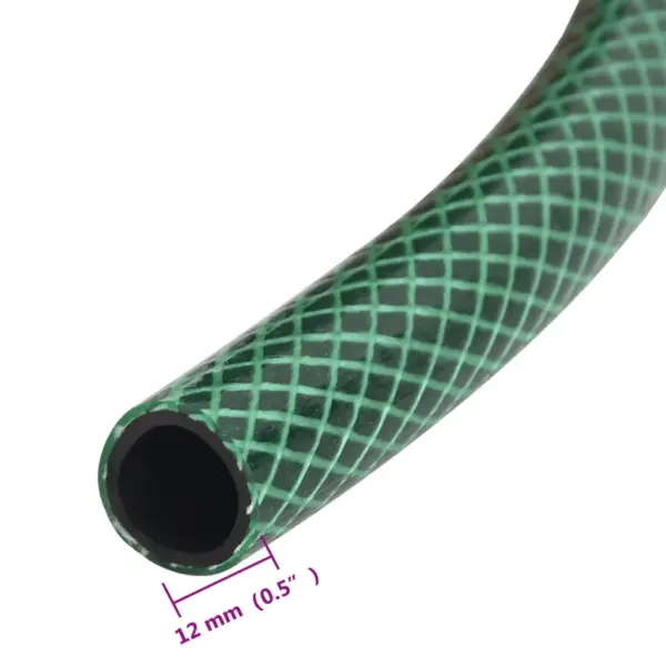 Tugevdatud aiavoolik kiirühendustega, roheline, 30 m, PVC – 6