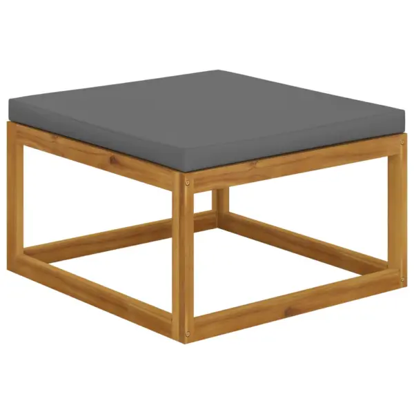 4-osaline akaatsiapuidust aiadiivanikomplekt tumehallide patjadega – 12