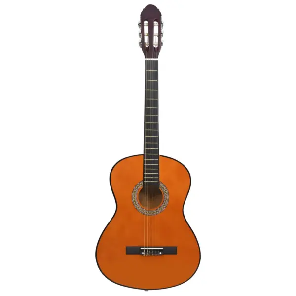 4/4 klassikaline kitarr algajatele kitarrikotiga, naturaalne, 39″ – 3