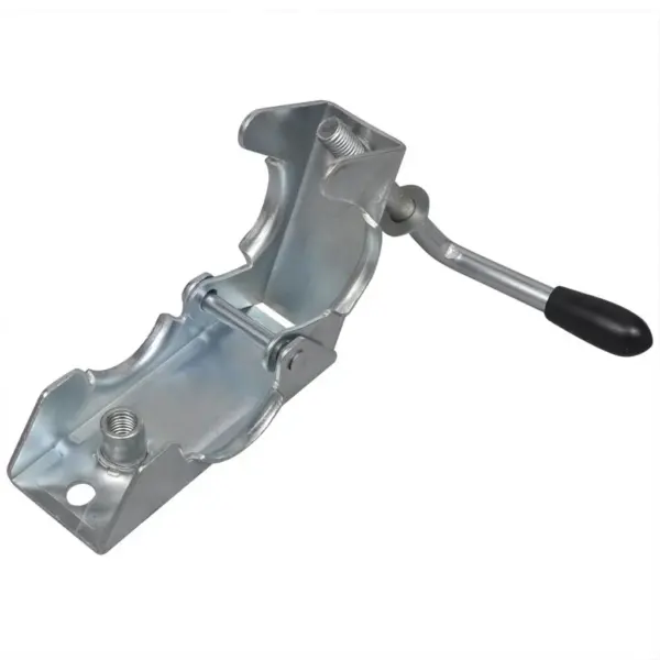 Reguleeritav 48 mm tugiratas järelkärule klambriga, tsingitud teras, 150 kg – 4