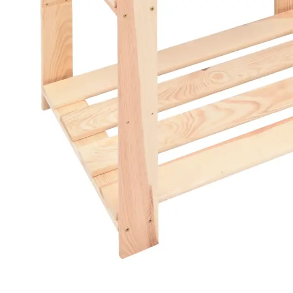 5-korruselised männipuidust hoiuriiulid, 3 tk, 80 x 38 x 170 cm, 250 kg – 7