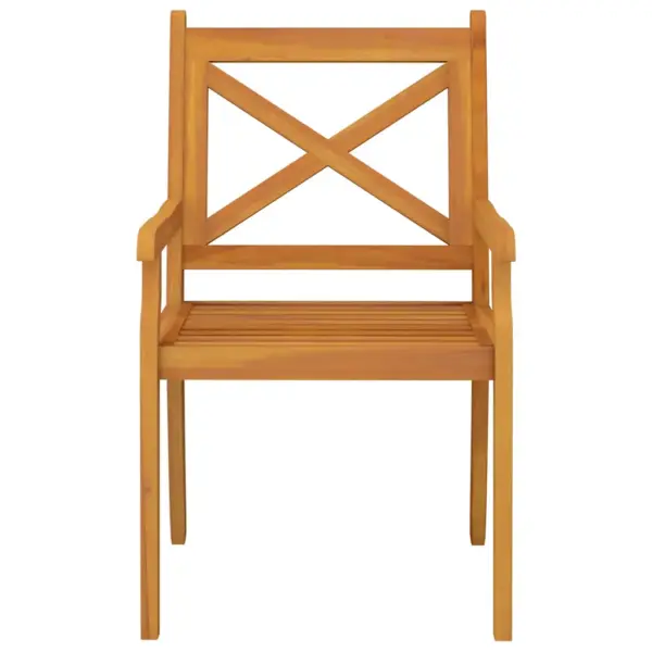 5-osaline akaatsiapuidust aiamööbli komplekt, pruun, laud 110 x 110 cm – 9