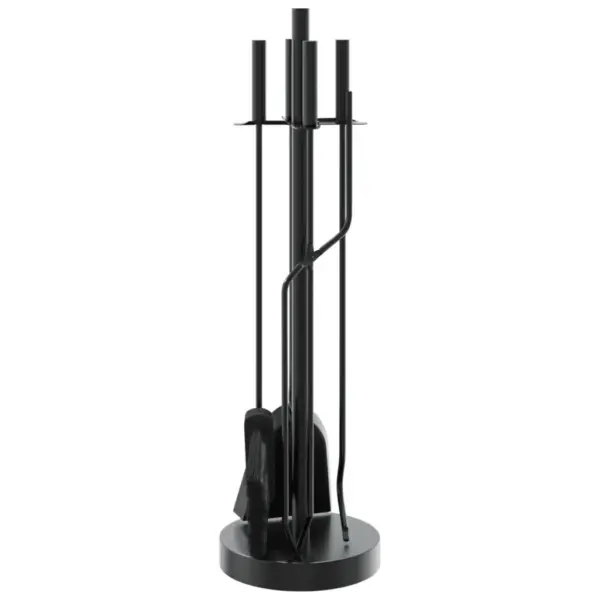 5-osaline kaminatööriistade komplekt, must teras, 18 x 66 cm – 6