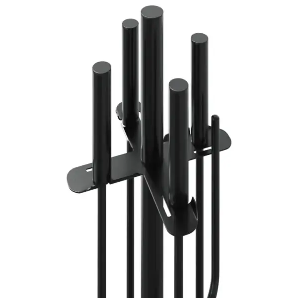5-osaline kaminatööriistade komplekt, must teras, 18 x 66 cm – 7