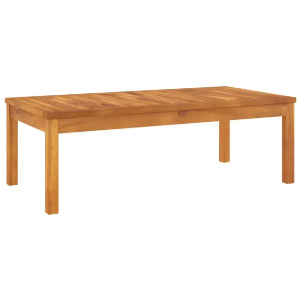 5-osaline aiadiivanikomplekt patjadega, kreemjas, akaatsiapuit, laud 100 x 50 cm – 8