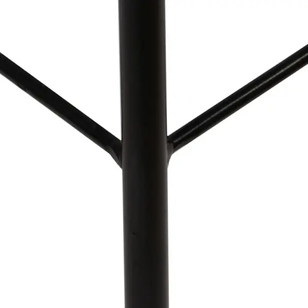 5-osaline baarikomplekt valge MDF-baarilauaga ja taaskasutatud puidust baaripukkidega, laud 120 x 60 x 105 cm – 12