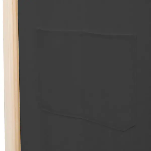 6-paneeliline hall toasirm taskutega, kangas, kuusepuidust raam, 240 x 170 x 4 cm – 7