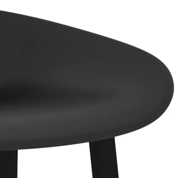 7-osaline baarikomplekt valge MDF baarilaua ja mustade madala seljatoega baaripukkidega, 120 x 60 x 105 cm – 11