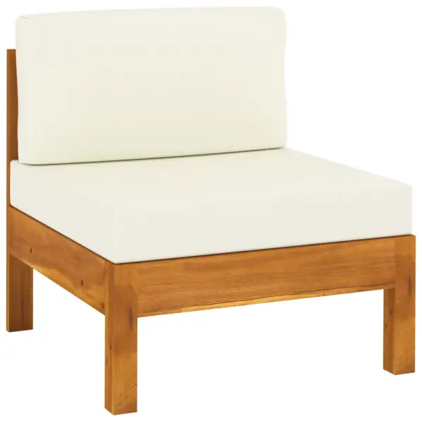 8-osaline akaatsiapuidust aiamööbli komplekt patjadega, laud 100 x 60 cm – 6