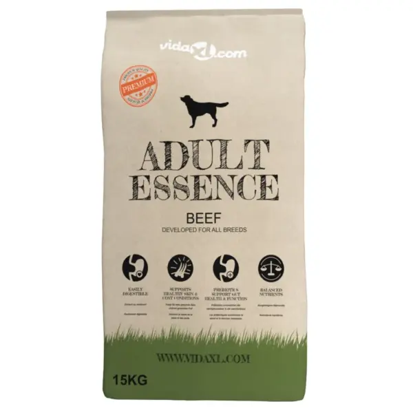 Täiskasvanud koerte kuivtoit veiselihaga Adult Essence, 15 kg - 2