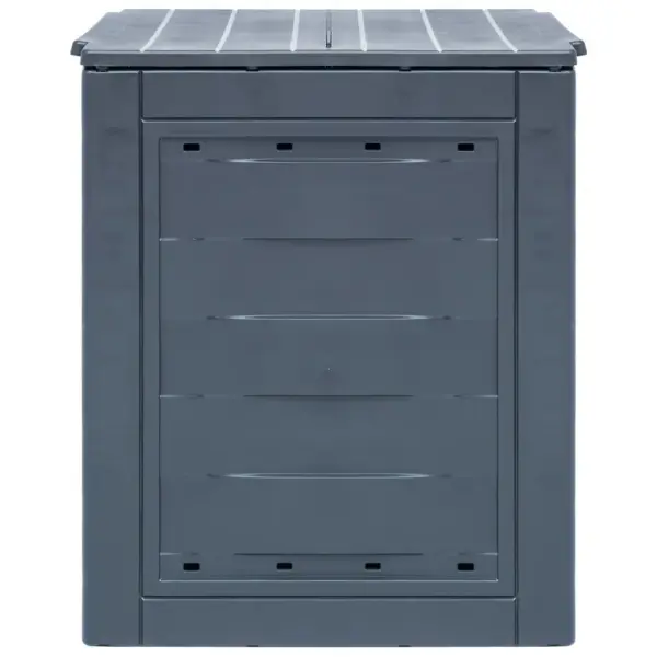 Aiakomposter 2-osaline komplekt, hall plast, 2 x 260 l, 60 x 60 x 73 cm – 3