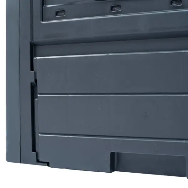 Aiakomposter 2-osaline komplekt, hall plast, 2 x 260 l, 60 x 60 x 73 cm – 6