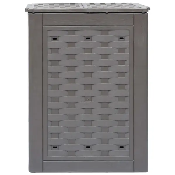 Aiakomposterite komplekt 3 tk, pruun plastrotang, 60 x 60 x 83 cm, 3 x 300 l – 3