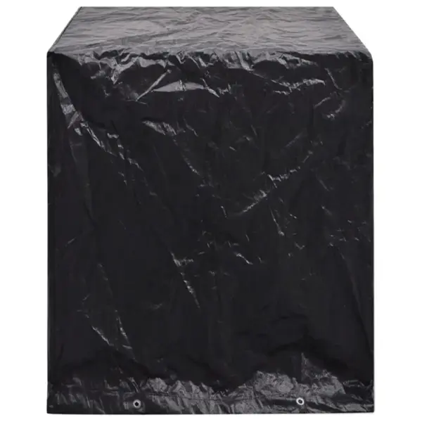 Vettpidavad aiamööblikatted lauatennise lauale 8 aasaga, 2 tk, must PE, 160 x 55 x 182 cm – 3