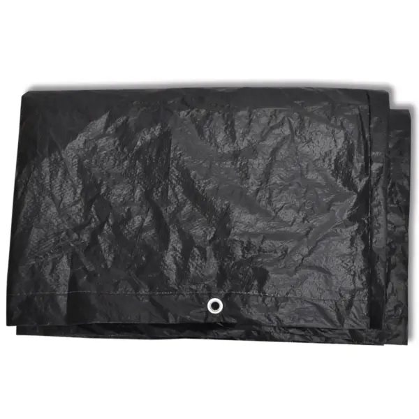 Vettpidavad aiamööblikatted lauatennise lauale 8 aasaga, 2 tk, must PE, 160 x 55 x 182 cm – 5