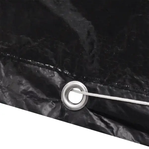 Vettpidavad aiamööblikatted lauatennise lauale 8 aasaga, 2 tk, must PE, 160 x 55 x 182 cm – 6