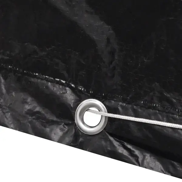 Aiamööblikatted 2 tk, must, 135 x 135 x 90 cm, 8 kinnitusavaga – 6