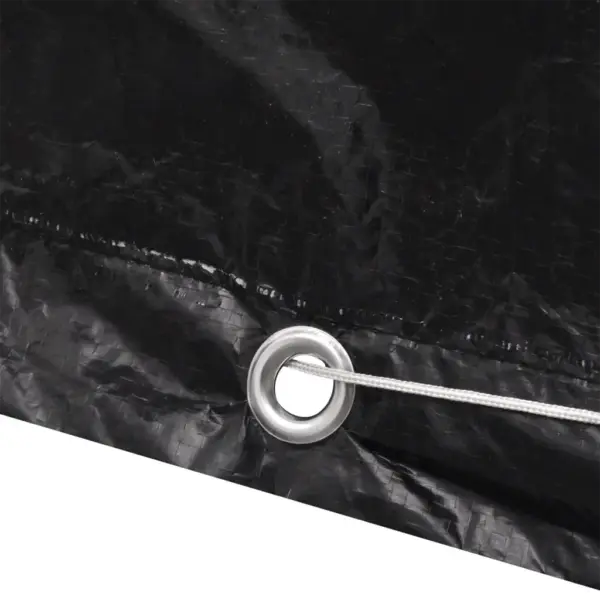 Mustad aiamööblikatted kinnitusnööriga, 2 tk, PE, 8 avaga, 122 x 112 x 98 cm – 6