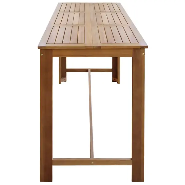 Akaatsiapuidust baarilaud, pruun, 150 x 70 x 105 cm – 5