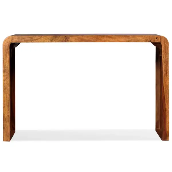 Vanaaegses stiilis akaatsiapuidust kirjutuslaud/konsoollaud, pruun, 120 x 50 x 76 cm – 5