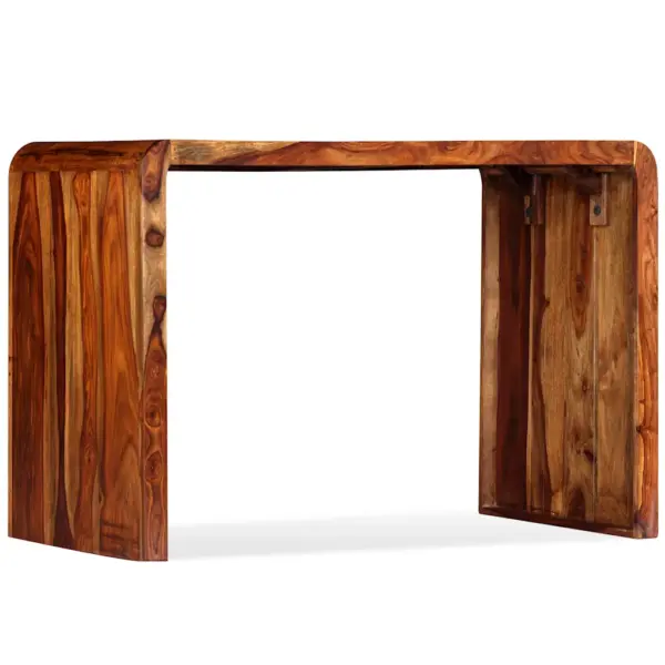 Vanaaegses stiilis akaatsiapuidust kirjutuslaud/konsoollaud, pruun, 120 x 50 x 76 cm – 6