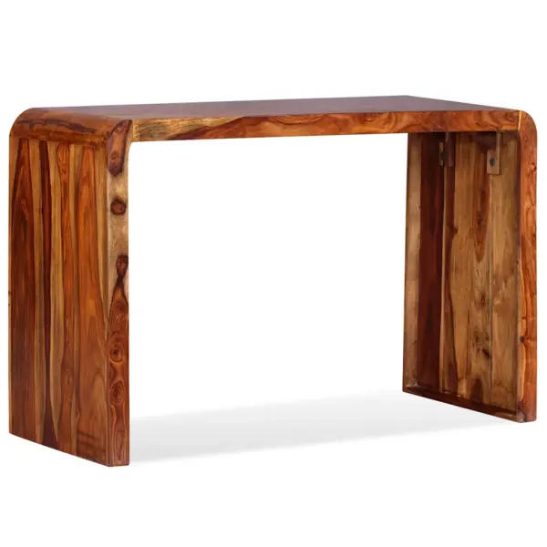 Vanaaegses stiilis akaatsiapuidust kirjutuslaud/konsoollaud, pruun, 120 x 50 x 76 cm – 9