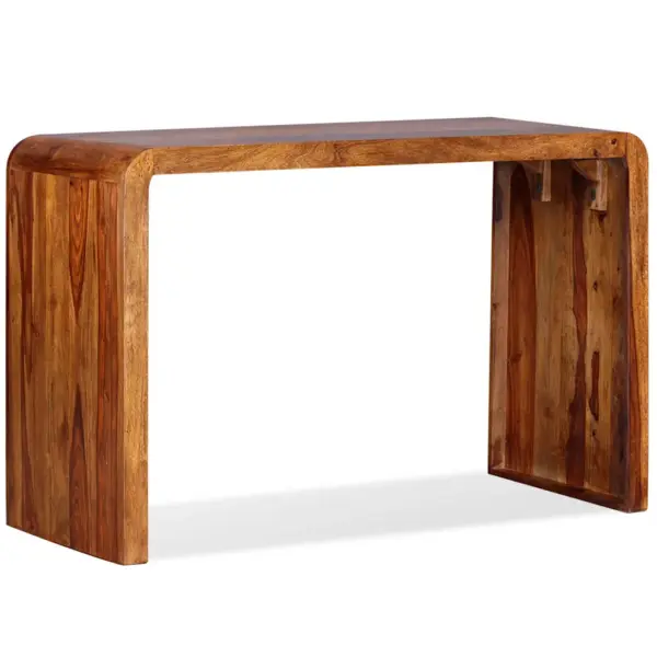Vanaaegses stiilis akaatsiapuidust kirjutuslaud/konsoollaud, pruun, 120 x 50 x 76 cm – 10