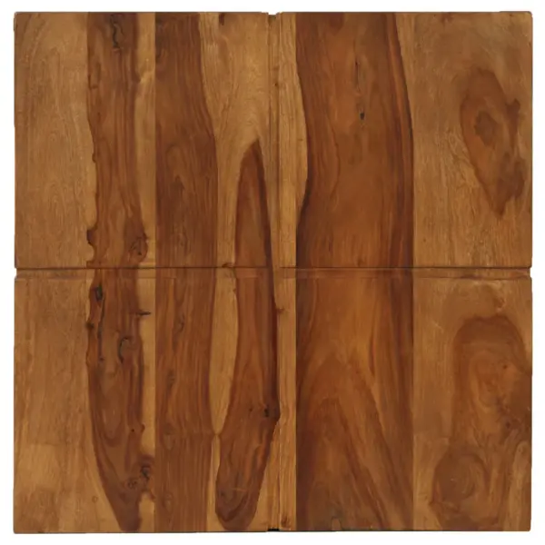 Akaatsiapuidust kohvilaud, pruun, 80 x 80 x 30 cm – 4