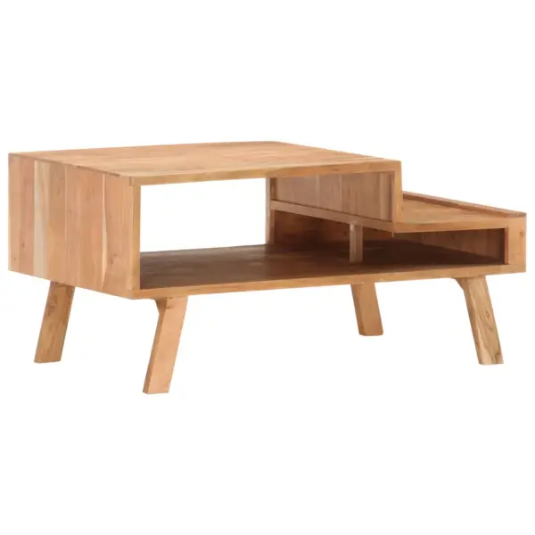 Akaatsiapuidust kohvilaud sektsiooniga, pruun, 100 x 50 x 45 cm – 10