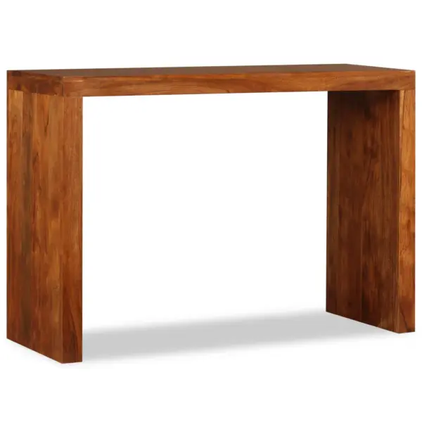 Konsoollaud akaatsiapuidust meeviimistlusega, pruun, 110 x 40 x 76 cm – 2