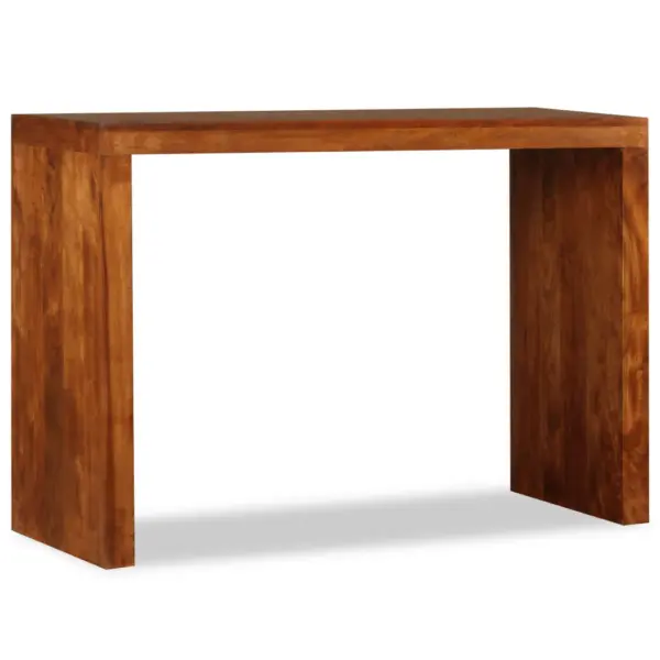 Konsoollaud akaatsiapuidust meeviimistlusega, pruun, 110 x 40 x 76 cm – 3