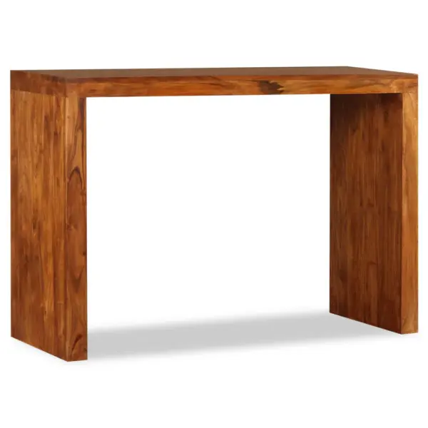 Konsoollaud akaatsiapuidust meeviimistlusega, pruun, 110 x 40 x 76 cm – 5